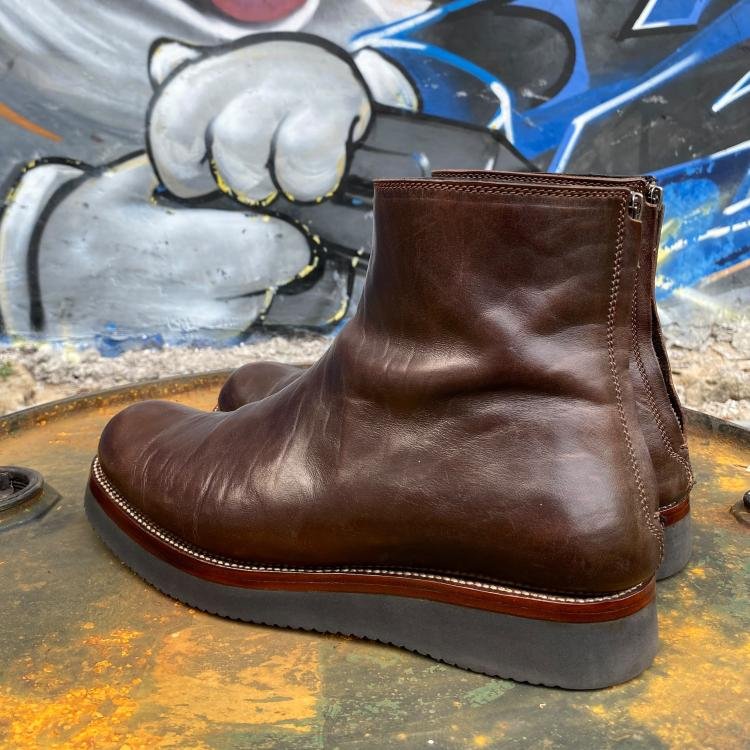 Pre-owned Fortis Sadewa Back Zipper Boots